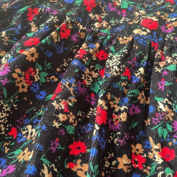 Baby GAP | vintage-y floral-print corduroy dress 3T - Picture 3 of 5